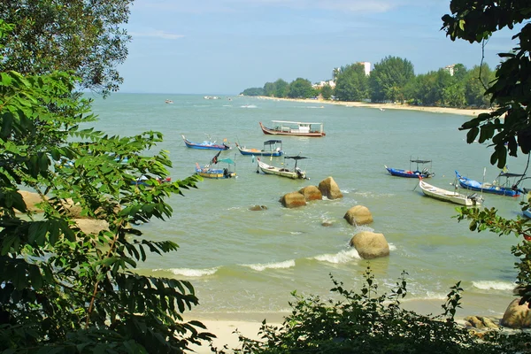 Batu ferringhi beach, penang, malaysien — Stockfoto