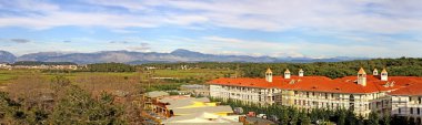 Türkiye'nin güney sahillerinde panoramik manzaralı