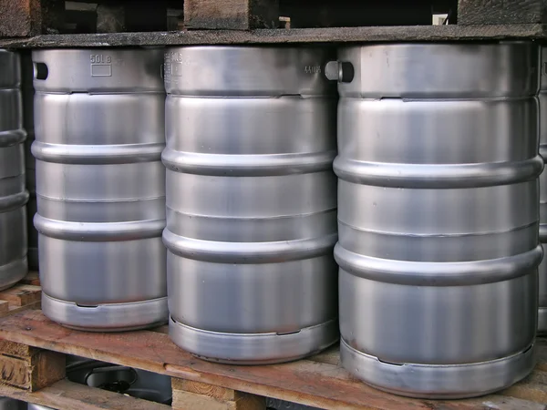 Beer barrels — Stock Photo, Image