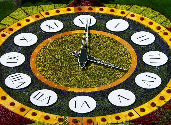 stock image Flower clock, Kiev, Ukraine