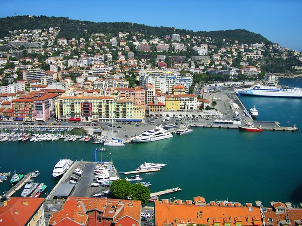 Hafen von Nizza, Frankreich — Stockfoto