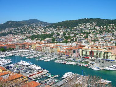 Port of Nice, Cote d'Azur, France clipart