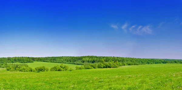 Jarní panorama krajiny — Stock fotografie