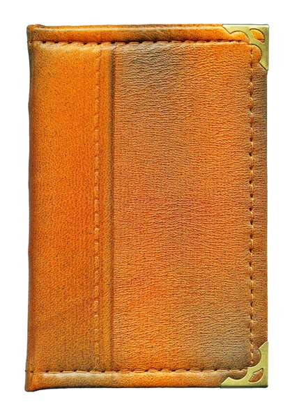 Capa de livro de couro — Fotografia de Stock