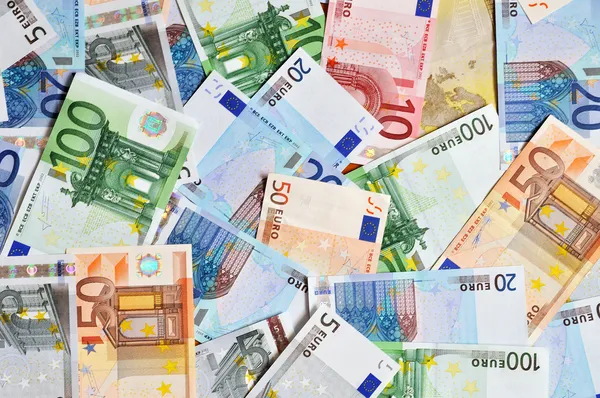 Billetes en euros Imagen de archivo