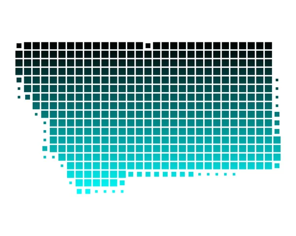 stock image Map of Montana