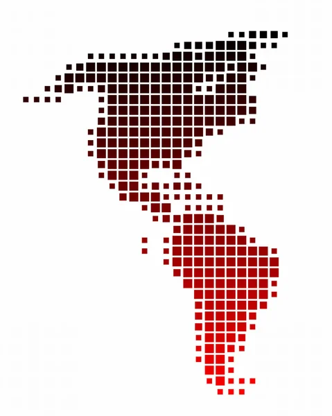 El mapa de América —  Fotos de Stock