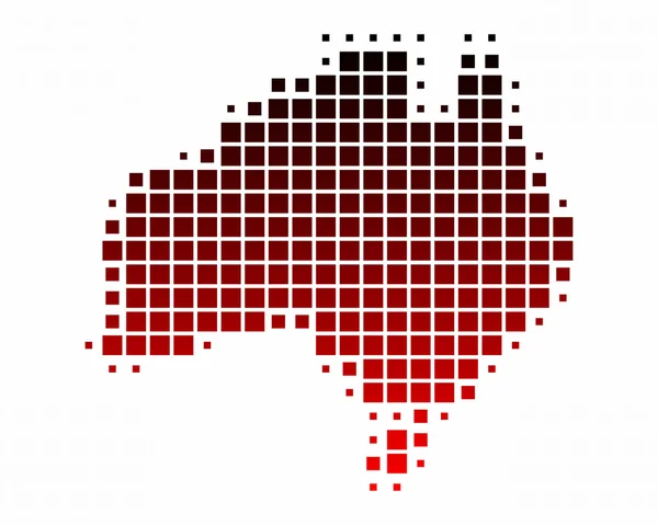 แผนที่ของออสเตรเลีย — ภาพถ่ายสต็อก