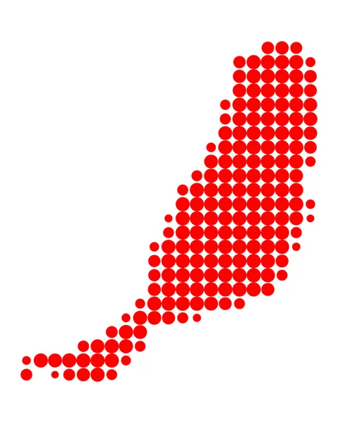 Stock image Map of Fuerteventura