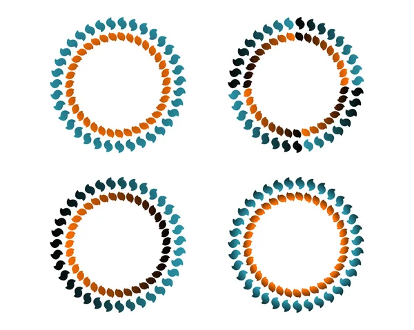 Cerchi colorati — Foto Stock