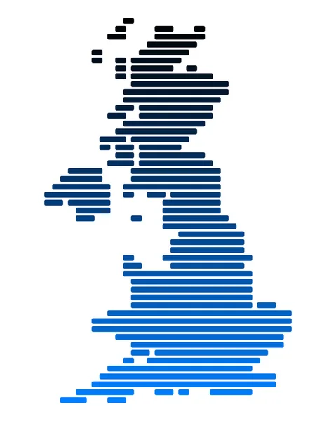 Map of Great Britain — Stock Photo, Image