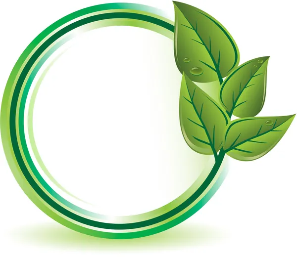 Green ecology concept — Stock Vector