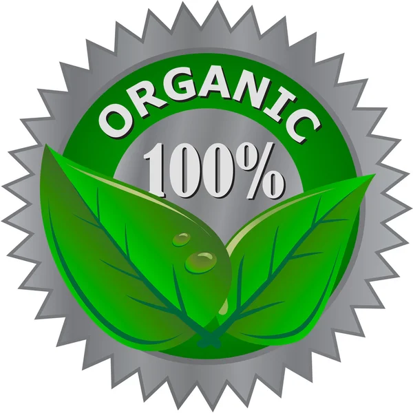 Органічний продукт етикетку — стоковий вектор