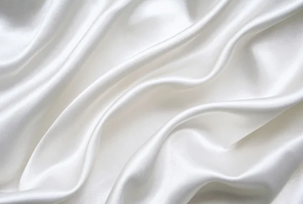 Smooth elegant white silk as background - Stock Image - Everypixel