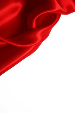 Smooth Red Silk as background clipart