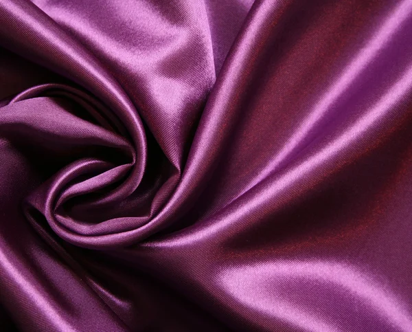 Sima, elegáns lila selyem háttereként — Stock Fotó