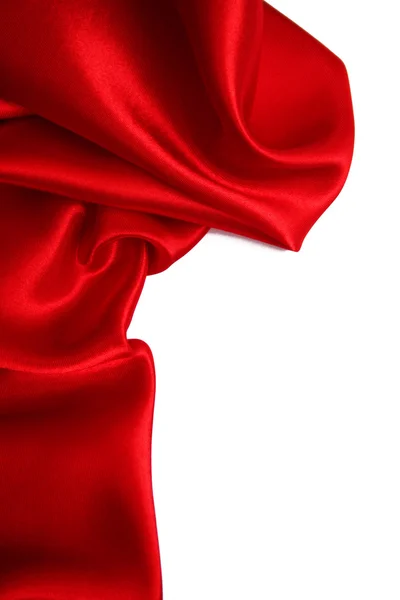 stock image Smooth Red Silk as background