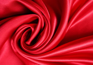 Smooth Red Silk as background clipart