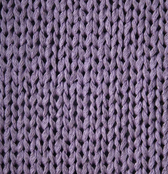 Lilac knitted textured background — Stock Photo, Image