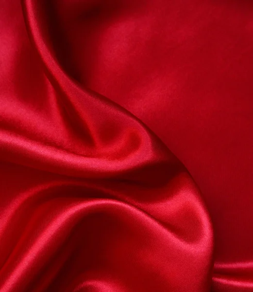 Ομαλή κομψό κόκκινο μετάξι φόντο — Φωτογραφία Αρχείου