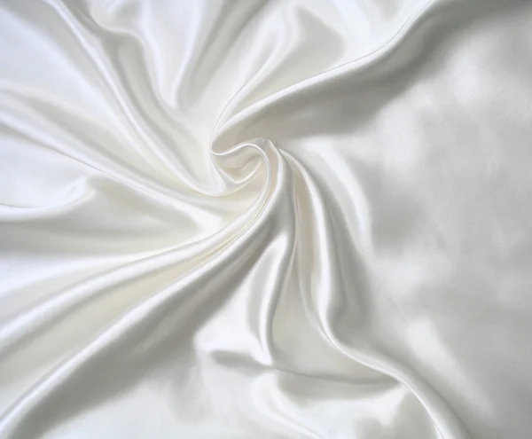 Λείο κομψό λευκό μετάξι — Φωτογραφία Αρχείου