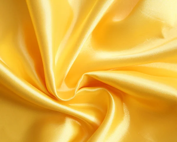 Soepele elegante gouden zijde — Stockfoto