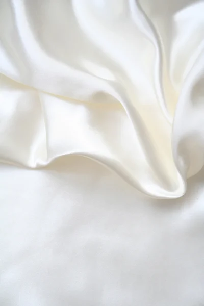 Pürüzsüz beyaz ipek — Stok fotoğraf