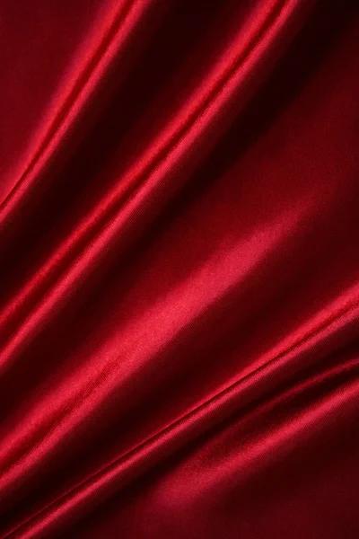 Elegante seta rossa liscia — Foto Stock