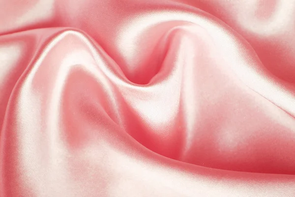 Smooth elegant pink silk — Stock Photo, Image