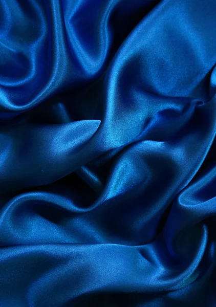 Yumuşak zarif mavi ipek — Stok fotoğraf