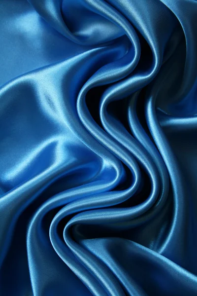 Liso elegante seda azul oscuro —  Fotos de Stock