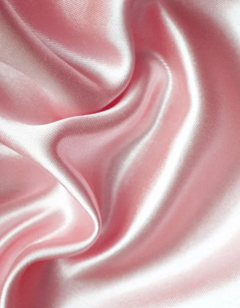 Soepele elegante roze zijde — Stockfoto