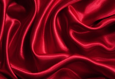 Smooth elegant red silk clipart