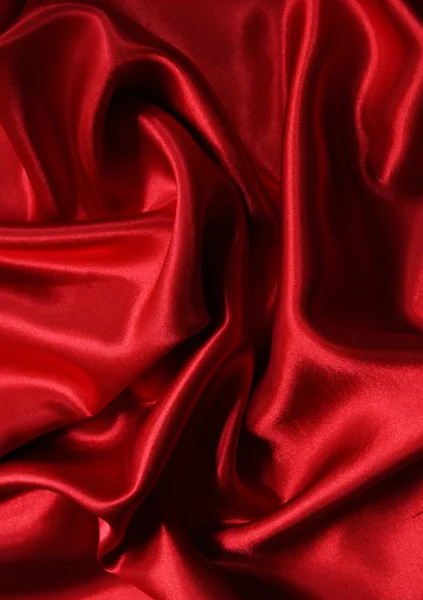 Elegante seta rossa liscia — Foto Stock
