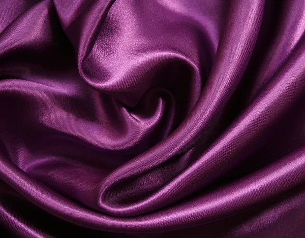 光滑优雅淡紫色丝绸 — 图库照片