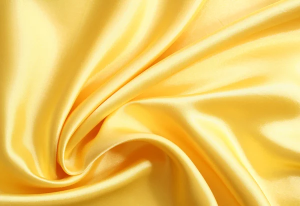 Elegante seta dorata liscia — Foto Stock