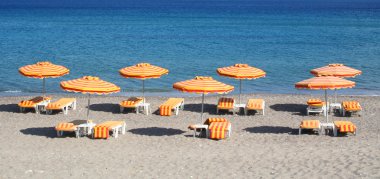 Greece. Kos island. Kefalos beach clipart