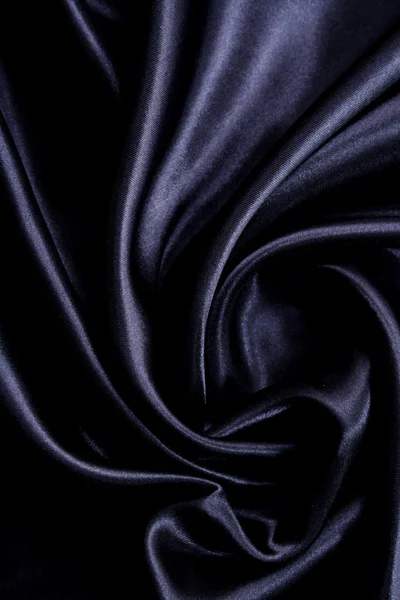 Ομαλή και κομψό μαύρο μετάξι — Φωτογραφία Αρχείου