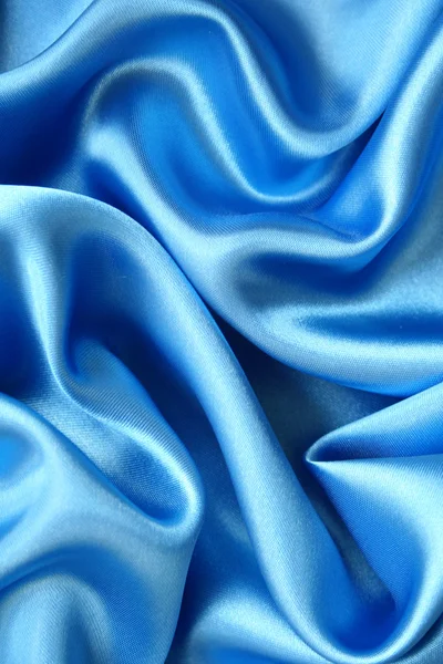 Liso elegante seda azul oscuro —  Fotos de Stock