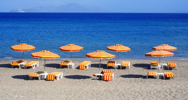 Griekenland. Kos eiland. Kefalos beach. — Stockfoto