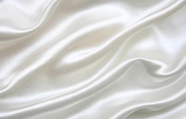 Pürüzsüz beyaz ipek — Stok fotoğraf