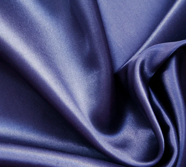 Smooth elegant black silk — Stock Photo, Image