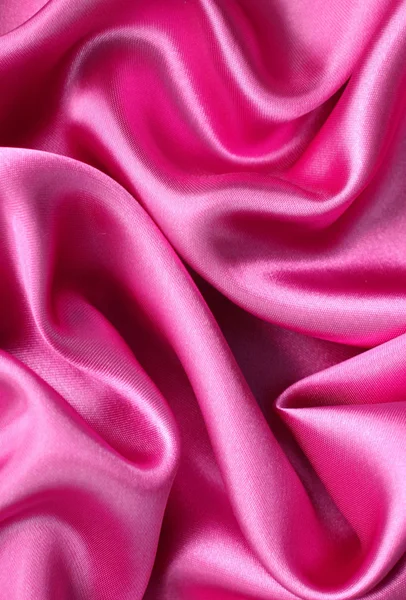 Slät elegant rosa siden — Stockfoto