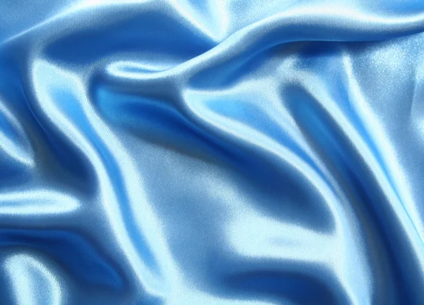 Soie lisse élégante bleu foncé — Photo
