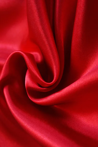 stock image Smooth Red Silk as background