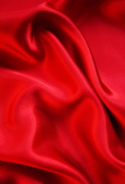 Smooth Red Silk as background clipart