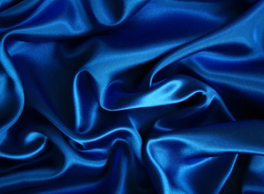 Smooth elegant blue silk clipart
