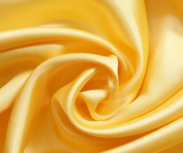 Seda dourada elegante lisa — Fotografia de Stock