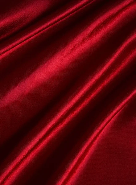 Λείο κομψό κόκκινο μετάξι — Φωτογραφία Αρχείου