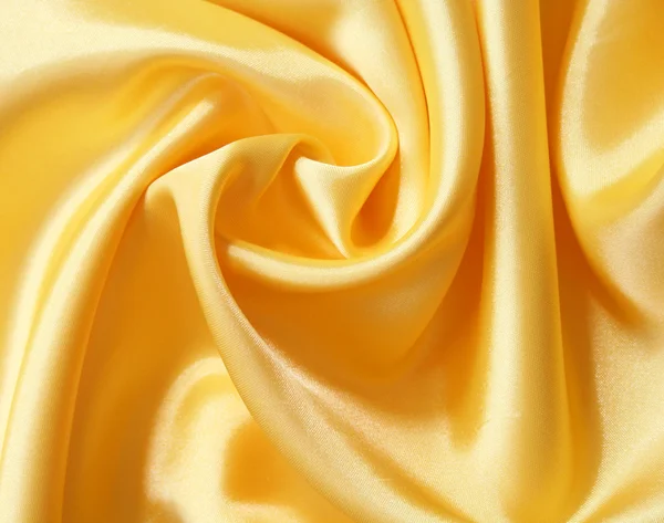 Elegante seta dorata liscia — Foto Stock